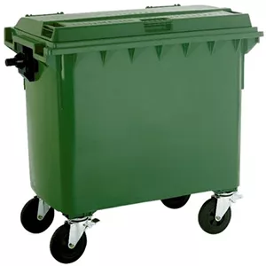 660 litre wheelie bins