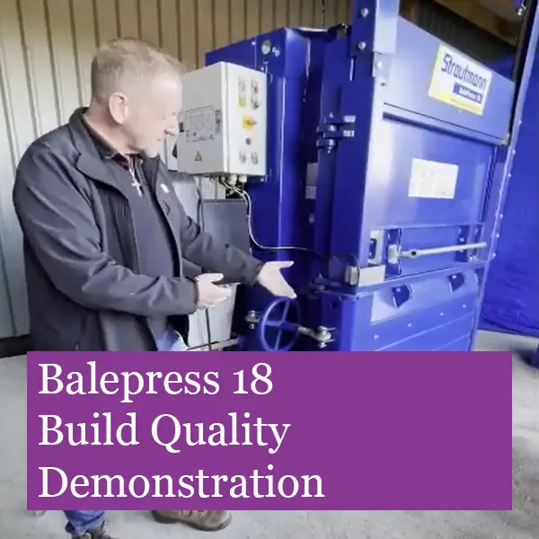 Balepress 18 Build Quality With Steve Burnett Demonstrating