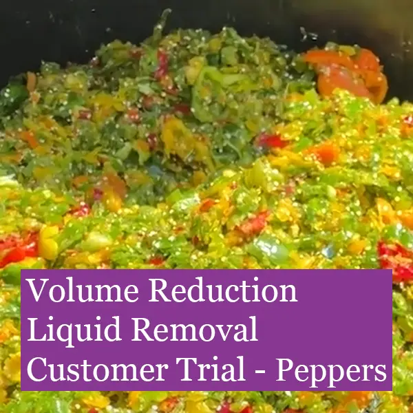Reducing food waste volume with the liquid drainer