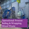 Baling and wrapping mixed waste with the Flexus Balasystem