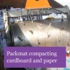 Packmat compacting cardboard and paper waste